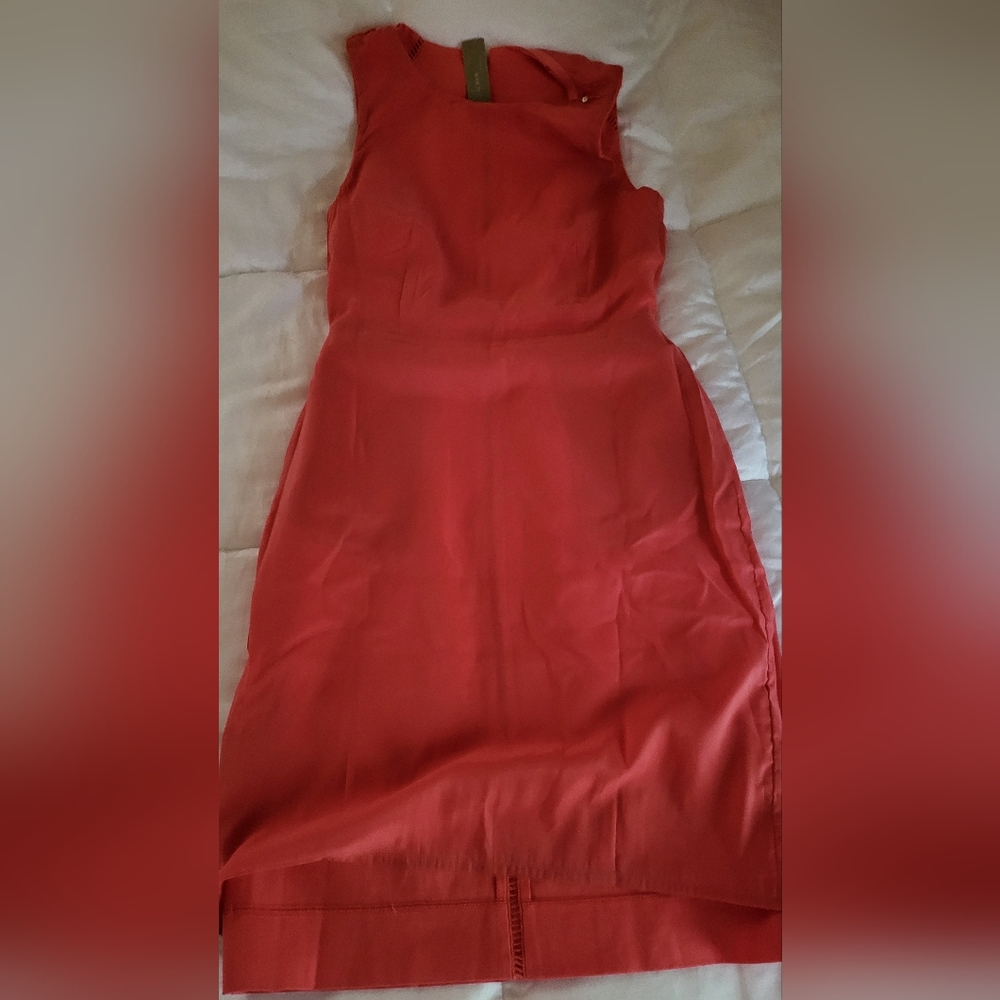 J.Crew dress linen orange size 4nwt - Picture 14 of 16